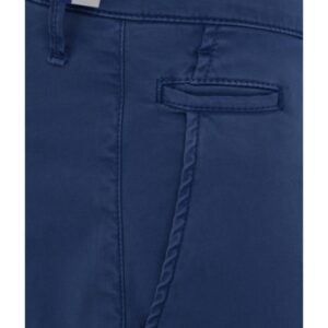 Elegant Slim Fit Chino Trousers in Blue