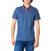 Blue Cotton Polo Shirt