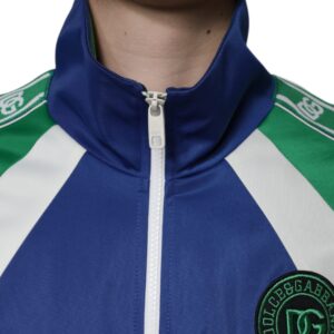 Multicolor Polyester Full Zip Bomber Jacket