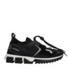 Black Mesh Sorrento Trekking Sneakers Shoes