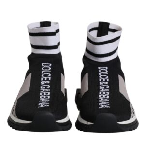 Black Gray Sorrento Socks Men Sneakers Shoes