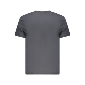 Black Cotton Men T-Shirt