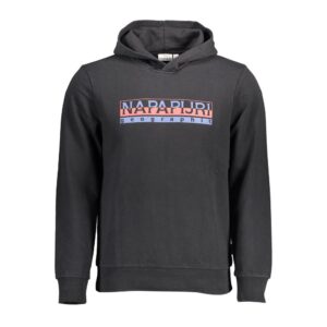 Black Cotton Men Sweater