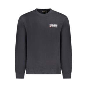 Black Cotton Men Sweater