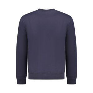 Blue Cotton Men Sweater