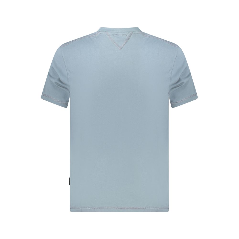Gray Cotton Men T-Shirt
