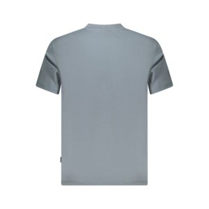 Gray Cotton Men T-Shirt