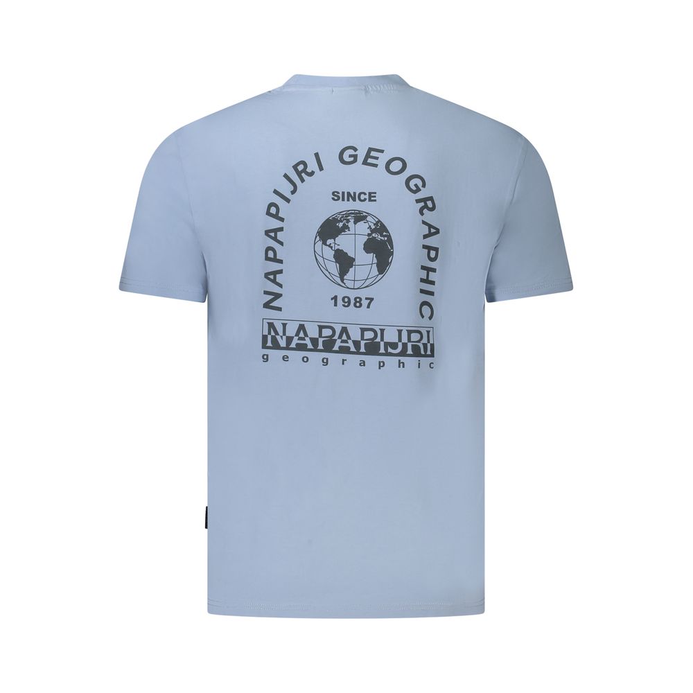 Light Blue Organic Cotton Men TShirt