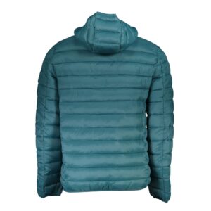 Elegant Green Hooded Jacket with Multiple Pockets