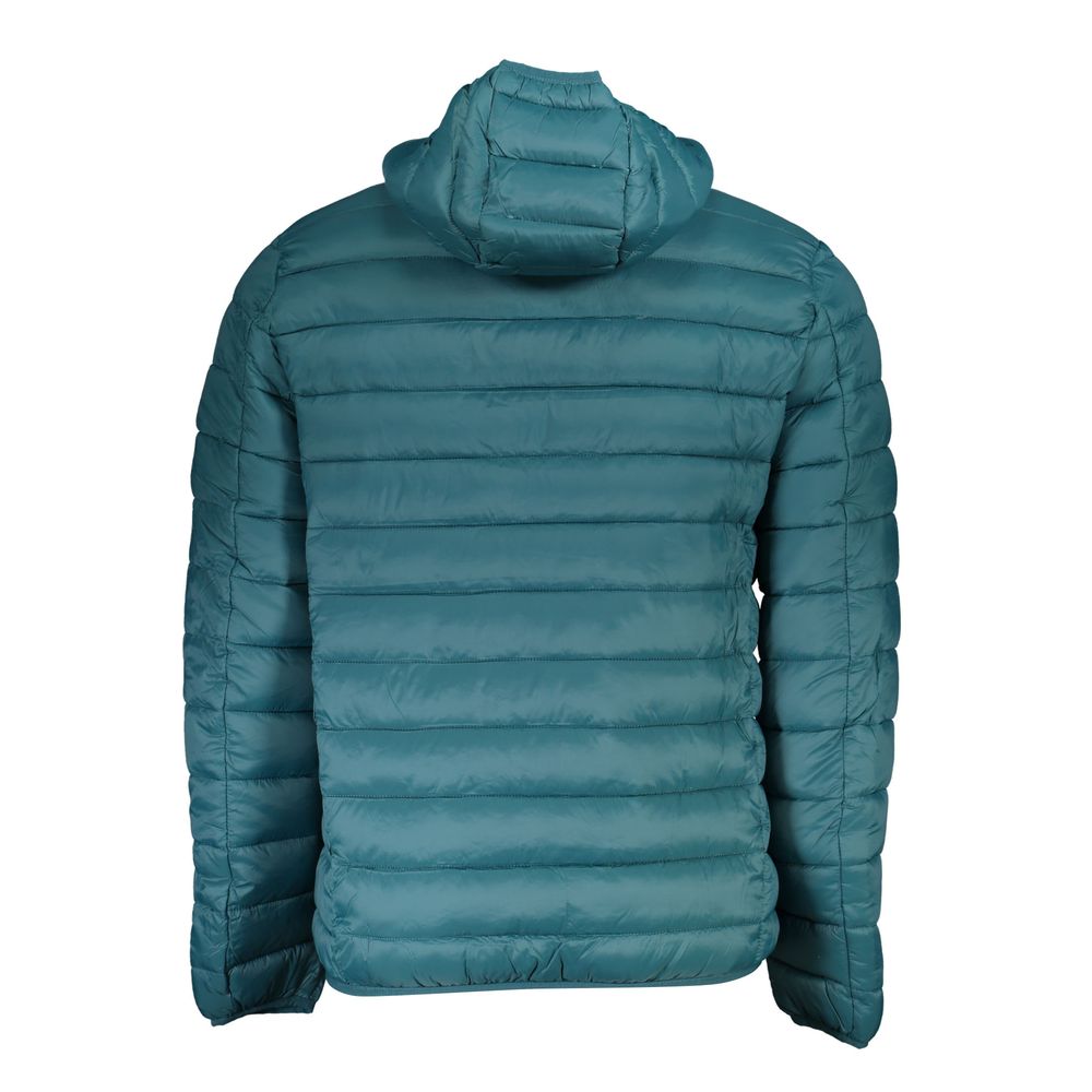 Elegant Green Hooded Jacket with Multiple Pockets
