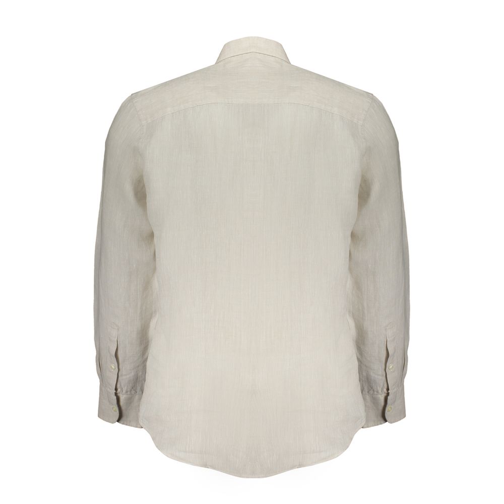 Beige Linen Shirt