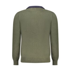 Green Wool Men Sweater