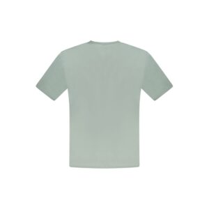 Green Cotton Men T-Shirt