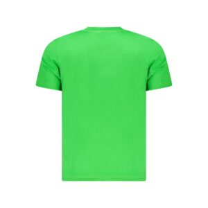 Green Cotton Men T-Shirt