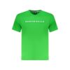 Green Cotton Men T-Shirt