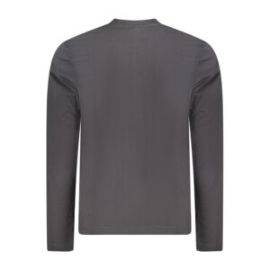 Black Cotton Men T-Shirt
