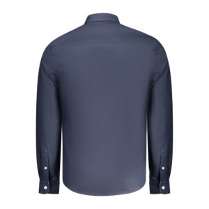 Blue Cotton Men Shirt