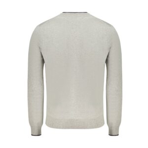 Gray Cotton Men Sweater