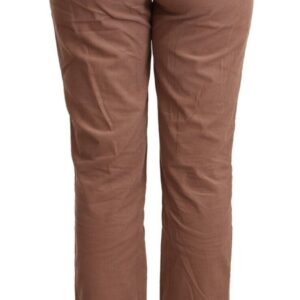 Chic Tapered Cropped Mid Waist Pants