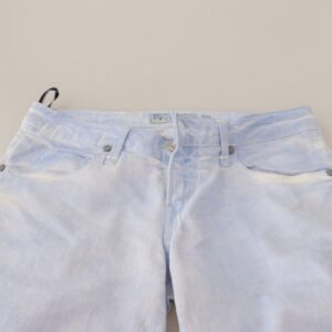 Light Blue Cotton Push Up Denim Jeans
