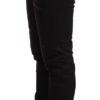 Sleek Black Washed Skinny Jeans