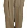 Elegant High Waist Tapered Trousers