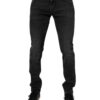 Black Cotton Stretch Skinny Men Denim Jeans
