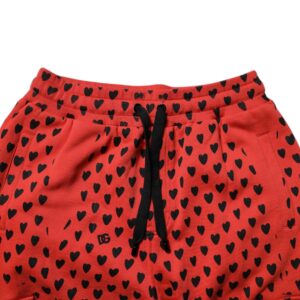 Red Hearts Cargo Jogger Men Sweatpants Pants