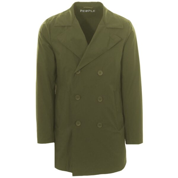 Green Recycled Polyester Men Jacket