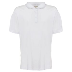 White Cotton Polo Shirt