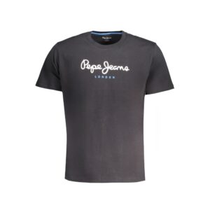 Black Cotton T-Shirt