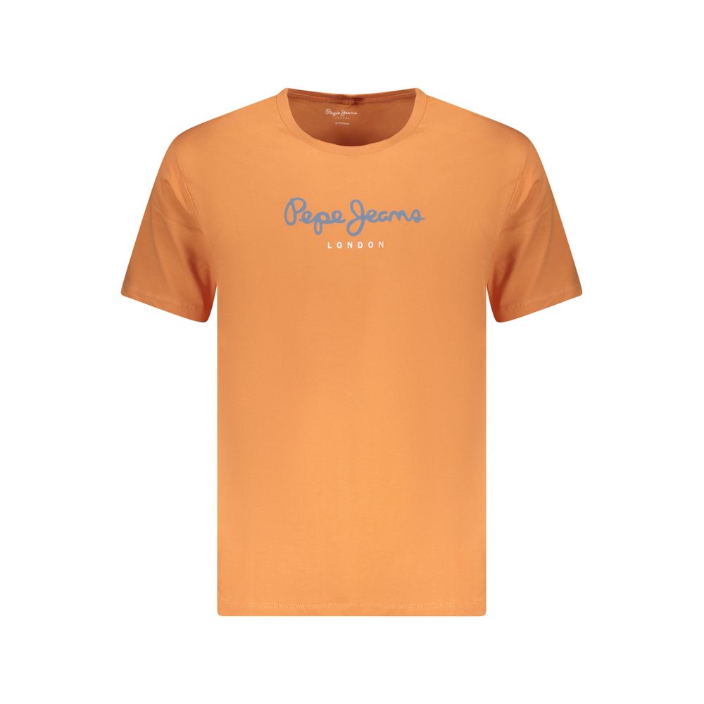 Orange Cotton T-Shirt