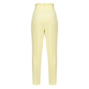 Yellow Polyester Jeans & Pant