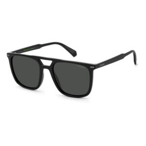 Black Polyester Polyester-Polyester Sunglasses