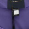 Elegant Purple Floral Jersey Dress