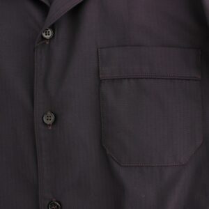 Elegant Purple Striped Cotton Nightshirt