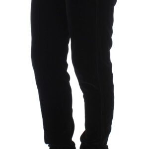 Elegant Black Slim Fit Trousers