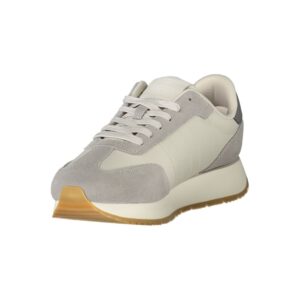 Gray Leather Men Sneaker