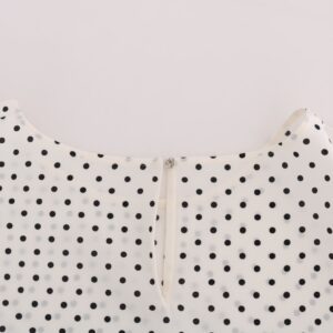 Chic Polka Dot Silk Blouse