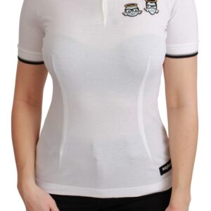 Chic Polo Angel Embroidered T-shirt