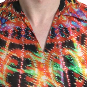 Multicolor Luminarie Print Cotton T-shirt