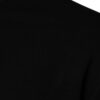 Black Medusa Embroidery Crew Neck Pullover Sweater