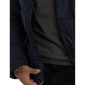 Blue Polyester Jacket