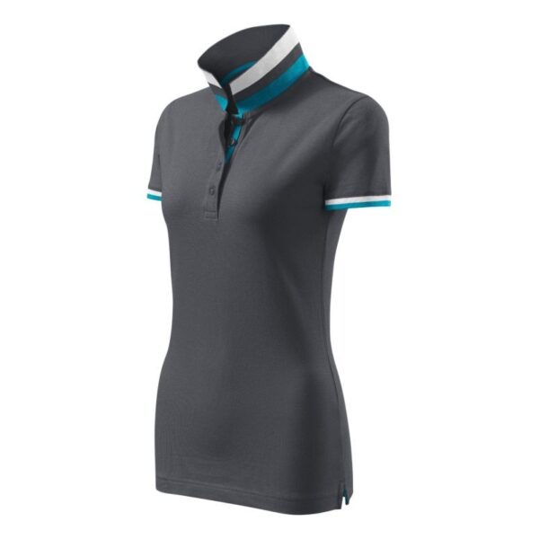 Polo Malfini Collar Up W MLI-25783 antracite chiaro
