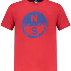 NORTH SAILS T-SHIRT MANICHE CORTE BAMBINO ROSSO