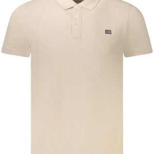 NORWAY 1963 POLO MANICHE CORTE UOMO BEIGE