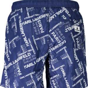 KARL LAGERFELD BEACHWEAR COSTUME PARTE SOTTO UOMO BLU