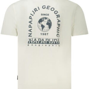 NAPAPIJRI T-SHIRT MANICHE CORTE UOMO BIANCO