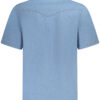 WRANGLER CAMICIA MANICHE CORTE UOMO AZZURRO