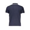 Blue Cotton Polo Shirt